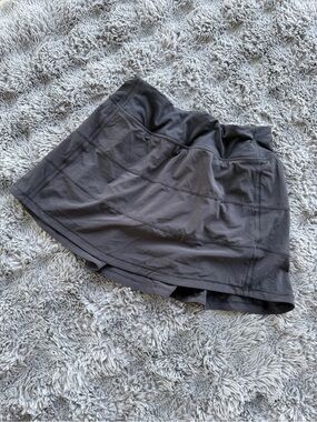 lululemon athletica Charcoal Gray Athletic Skort